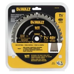 Dewalt 7 1/4 In. 40T Composite Decking Blade - DWA31740 -PowerPro Tools dewndwa31740 a