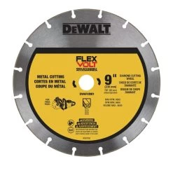 Dewalt DWAFV8901 9 In. FLEXVOLT Metal Cutting Diamond Wheel