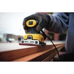 Dewalt 1/4 Sheet Palm Grip Sander - DWE6411 -PowerPro Tools dewndwe6411 f