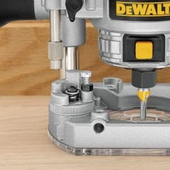 Dewalt 110V 7 Amp Variable Speed 1-1/4 HP Corded Compact Router With LED Combo Kit - DWP611PK -PowerPro Tools dewndwp611pk c