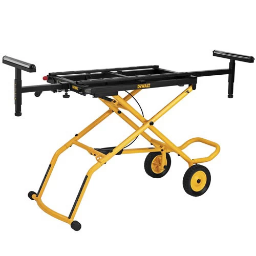 Dewalt DWX726 25 In. X 60 In. X 32.5 In. Heavy-Duty Rolling Miter Saw Stand - Yellow/Black 3 Dewalt DWX726 25 In. X 60 In. X 32.5 In. Heavy-Duty Rolling Miter Saw Stand - Yellow/Black