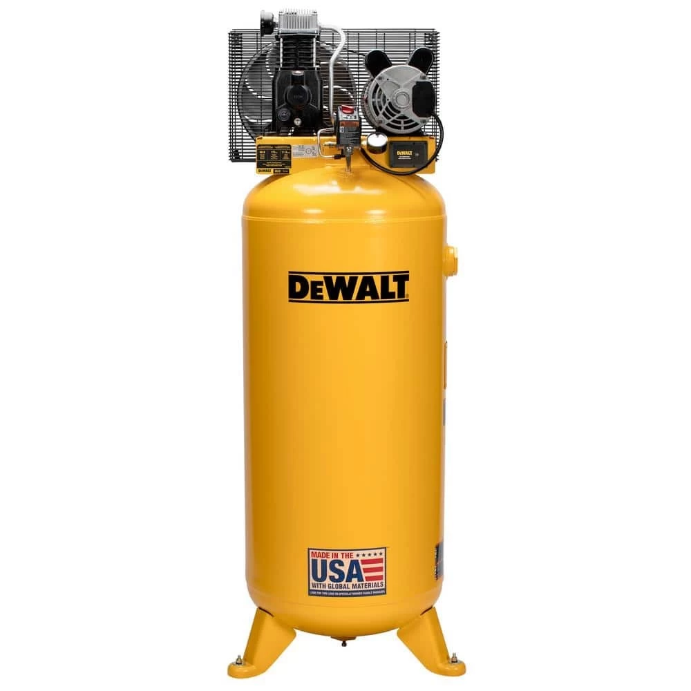 Dewalt 3.7 HP 60 Gallon Single-Stage Stationary Vertical Air Compressor With Monitoring System - DXCM602A.COM 3 Dewalt 3.7 HP 60 Gallon Single-Stage Stationary Vertical Air Compressor With Monitoring System - DXCM602A.COM