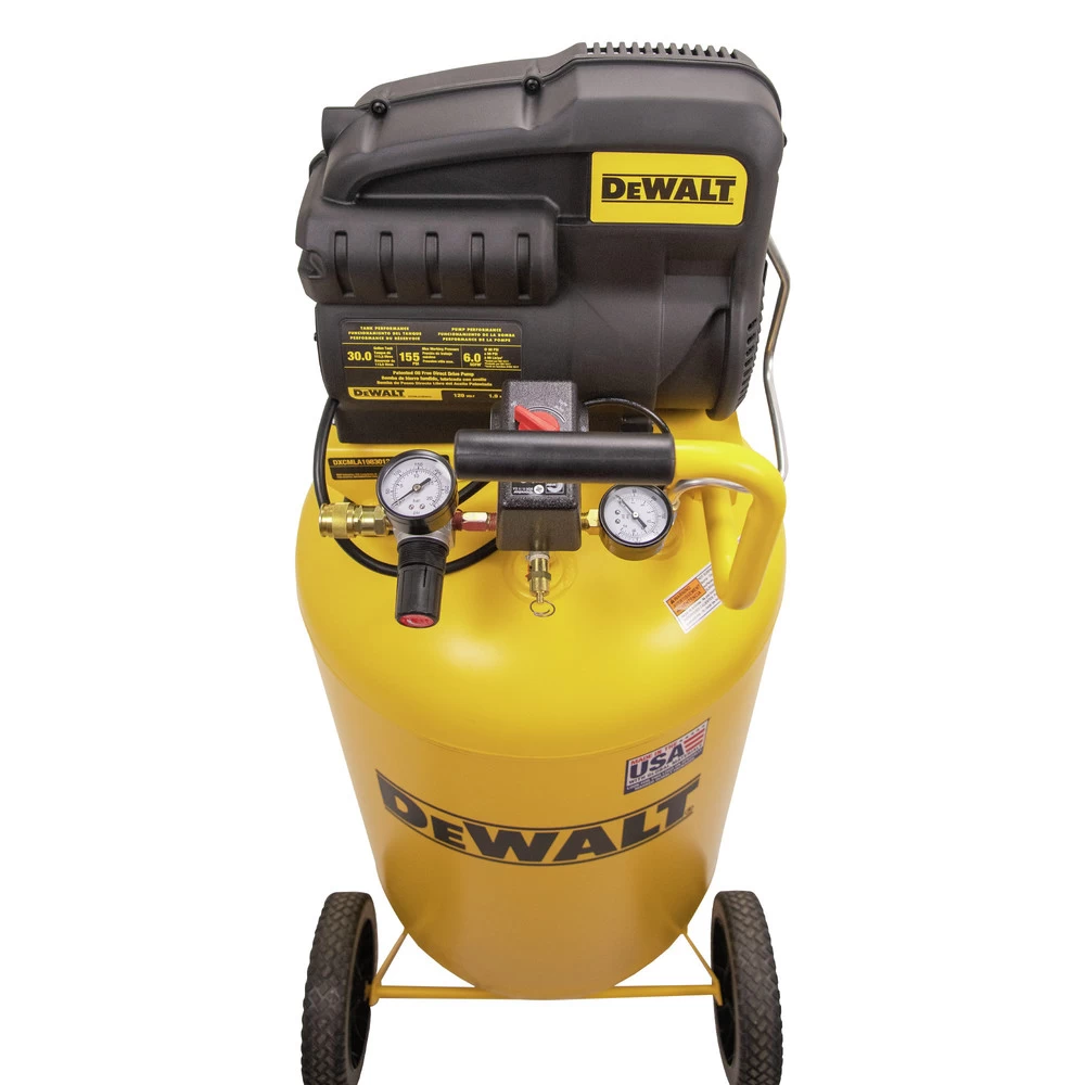Dewalt 1.9 HP 30 Gallon Oil-Free Vertical Truck Mount Air Compressor - DXCMLA1983012 7 Dewalt 1.9 HP 30 Gallon Oil-Free Vertical Truck Mount Air Compressor - DXCMLA1983012 - Image 5