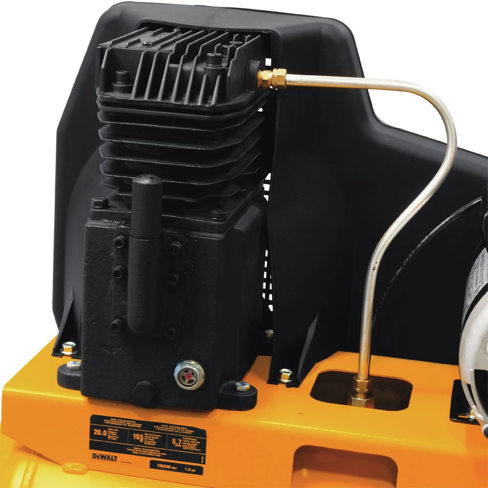 Dewalt 1.9 HP 20 Gallon Portable Horizontal Wheelbarrow Air Compressor - DXCMPA1982054 5 Dewalt 1.9 HP 20 Gallon Portable Horizontal Wheelbarrow Air Compressor - DXCMPA1982054 - Image 3