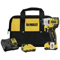 Factory Reconditioned Dewalt DCF801F2R XTREME 12V MAX Brushless Lithium-Ion 1/4 In. Cordless Impact Driver Kit (2 Ah)