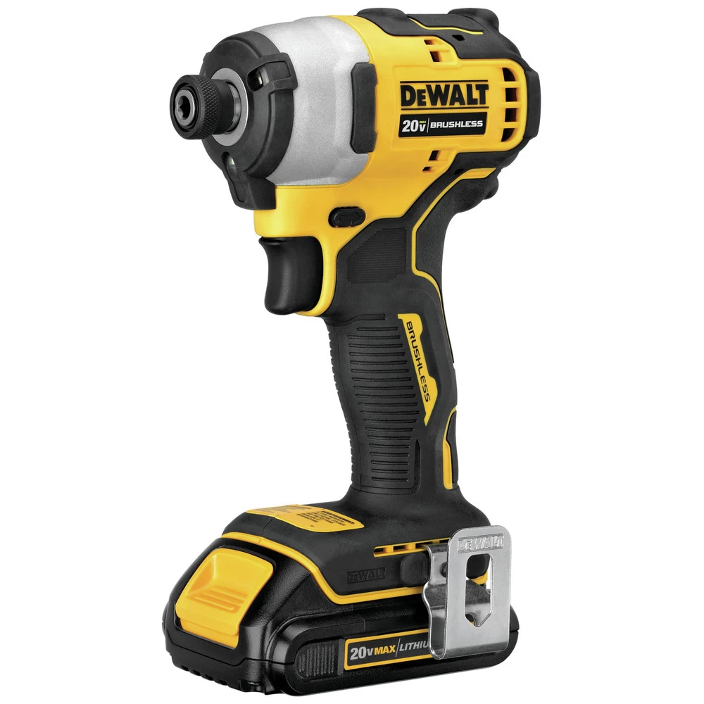 Factory Reconditioned Dewalt ATOMIC 20V MAX Brushless Lithium-Ion Compact 1/4 In. Cordless Impact Driver Kit (1.3 Ah) - DCF809C2R 4 Factory Reconditioned Dewalt ATOMIC 20V MAX Brushless Lithium-Ion Compact 1/4 In. Cordless Impact Driver Kit (1.3 Ah) - DCF809C2R - Image 2