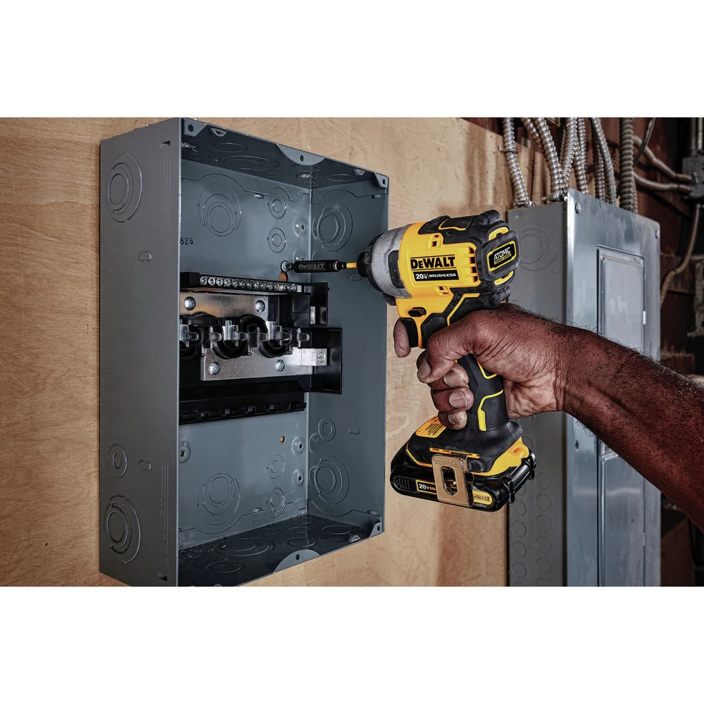 Factory Reconditioned Dewalt ATOMIC 20V MAX Brushless Lithium-Ion Compact 1/4 In. Cordless Impact Driver Kit (1.3 Ah) - DCF809C2R 8 Factory Reconditioned Dewalt ATOMIC 20V MAX Brushless Lithium-Ion Compact 1/4 In. Cordless Impact Driver Kit (1.3 Ah) - DCF809C2R - Image 6