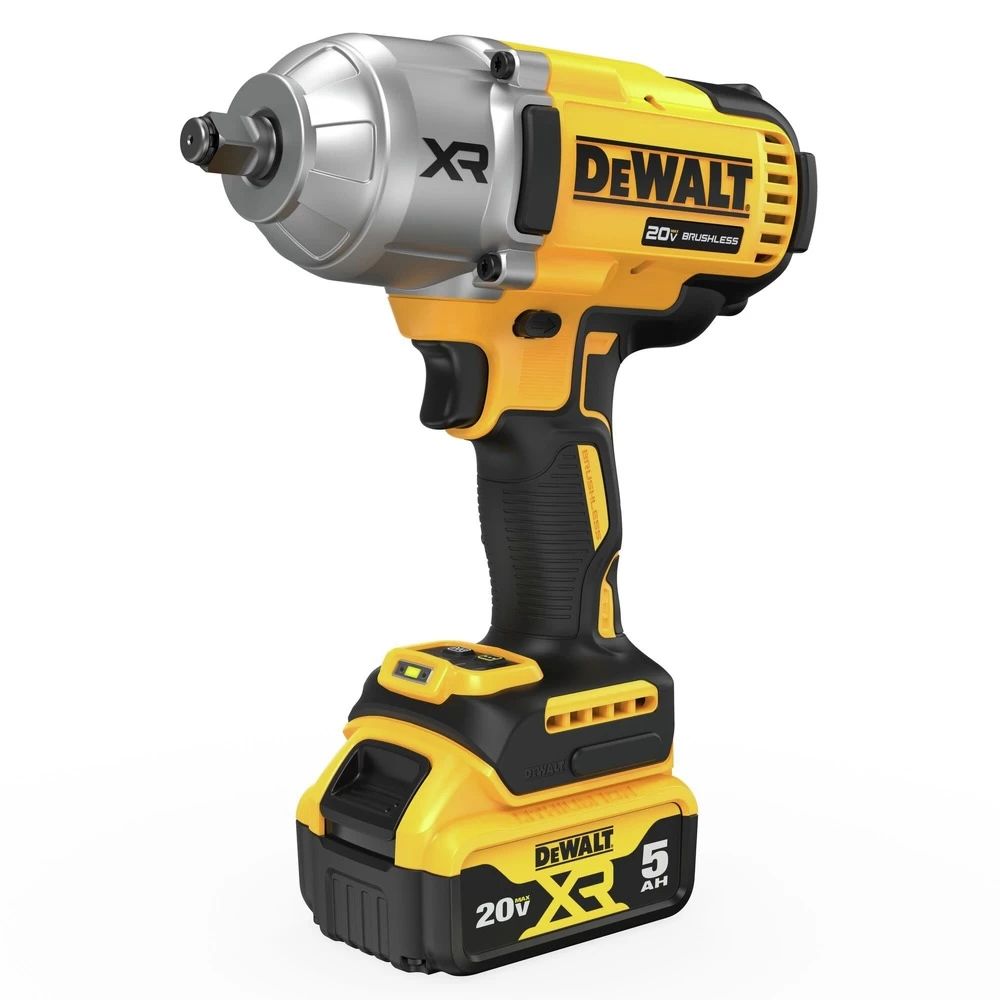 Factory Reconditioned Dewalt 20V MAX XR Brushless Lithium-Ion 1/2 In. Cordless High Torque Impact Wrench Kit With Hog Ring Anvil (5 Ah) - DCF900P1R 5 Factory Reconditioned Dewalt 20V MAX XR Brushless Lithium-Ion 1/2 In. Cordless High Torque Impact Wrench Kit With Hog Ring Anvil (5 Ah) - DCF900P1R - Image 3