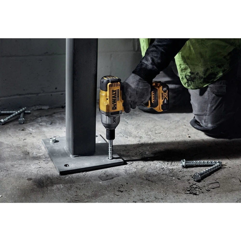 Factory Reconditioned Dewalt 20V MAX XR Brushless Lithium-Ion 1/2 In. Cordless High Torque Impact Wrench Kit With Hog Ring Anvil (5 Ah) - DCF900P1R 12 Factory Reconditioned Dewalt 20V MAX XR Brushless Lithium-Ion 1/2 In. Cordless High Torque Impact Wrench Kit With Hog Ring Anvil (5 Ah) - DCF900P1R - Image 10