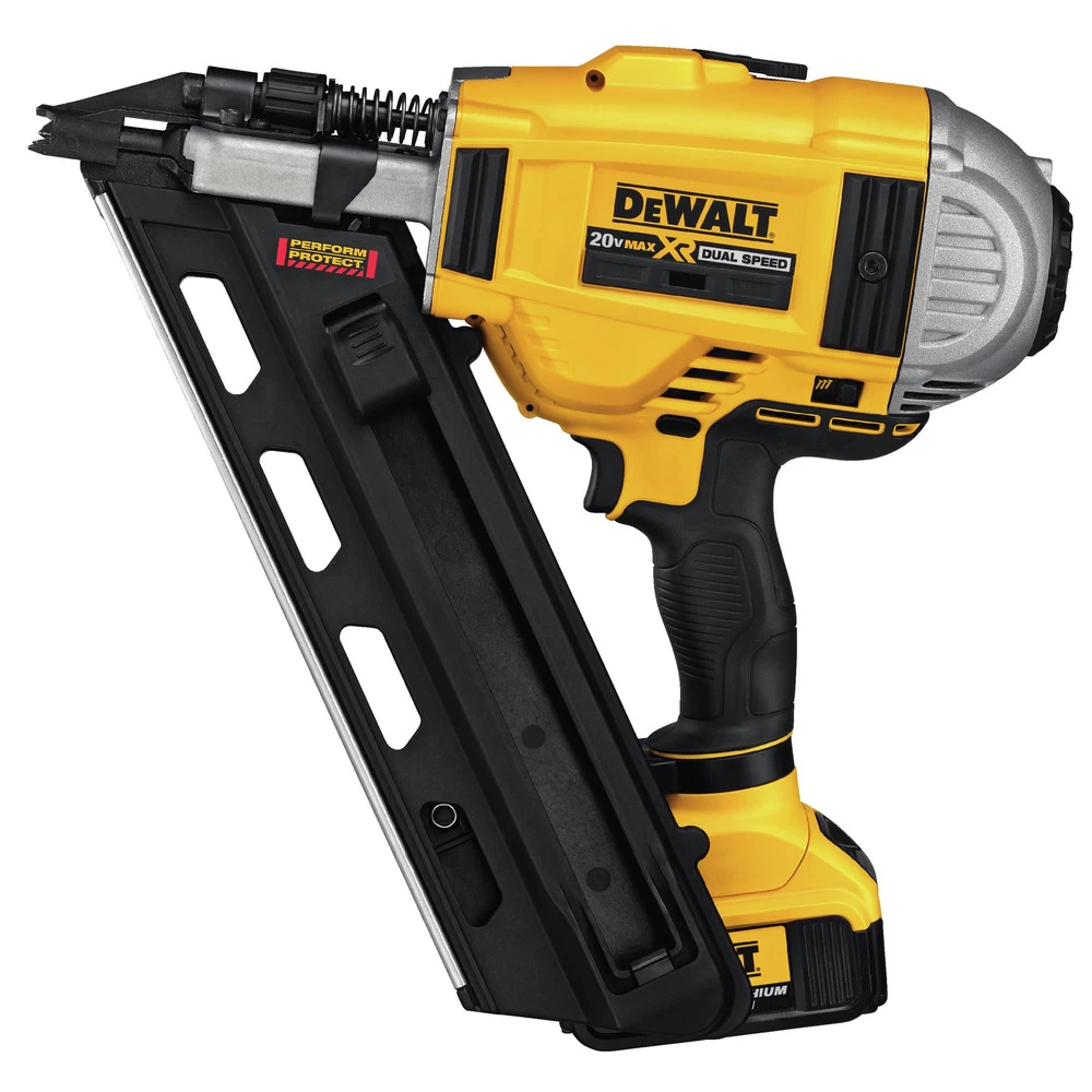Factory Reconditioned Dewalt 20V MAX XR Dual Speed Lithium-Ion 30 Degrees Cordless Paper Collated Framing Nailer Kit (4 Ah) - DCN692M1R 4 Factory Reconditioned Dewalt 20V MAX XR Dual Speed Lithium-Ion 30 Degrees Cordless Paper Collated Framing Nailer Kit (4 Ah) - DCN692M1R - Image 2